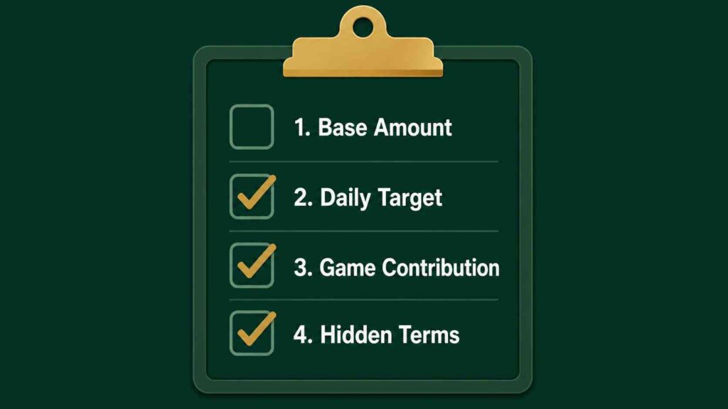 How to evaluate any casino wagering requirement before claiming a bonus