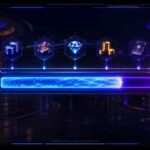 A glowing casino XP progress bar representing gamification systems in online casinos
